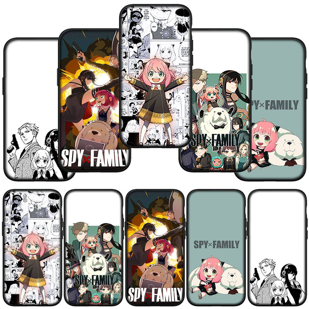 Phone Case for iPhone 17 16 15 Xiaomi Poco F8 F7 X7 X6 M8 C85 C75 C71 Redmi Note 14 13 12 11 Pro Max A3 A4 14C 13C 15C Spy X Family Anya Forger Cover