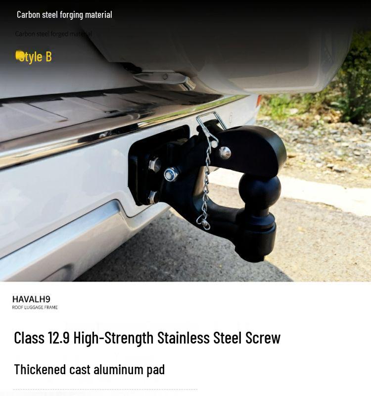 Крюк заднего фаркопа из нержавеющей стали для Haval H9 2015-2022 - Внедорожный Специальный