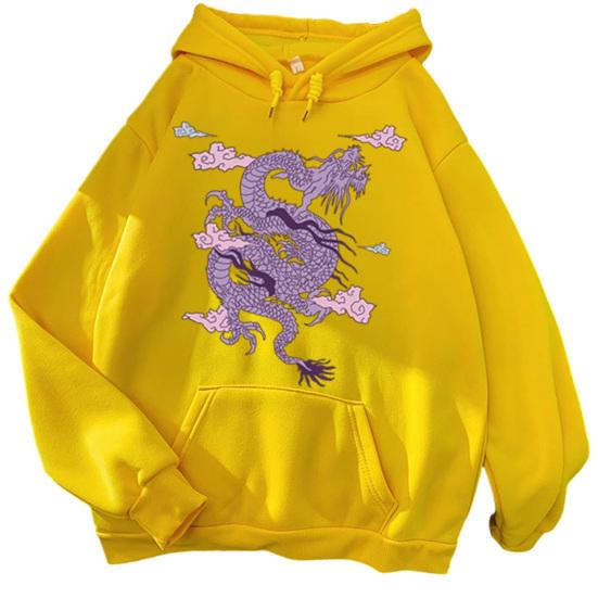 2024 XIN, женская и мужская толстовка с капюшоном, шляпа с длинными рукавами и принтом дракона, свободный теплый пуловер, весенняя толстовка унисекс, одежда для взрослых