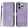 For iPhone 16 Pro Max Cases Wallet Stand Retro Texture Leather Phone Cover with Lanyard