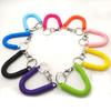 Anti-loss Keychain Retractable Anti-fall Elastic with Keyring Anti-theft Keys Fishing Tools Spring Safety Rope Outdoor Supplies