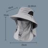 Fisherman Hat Summer Sun Hat Men'S Outdoor Mountaineering Hat Fishing Face Covering Wide Brim Sun Hat