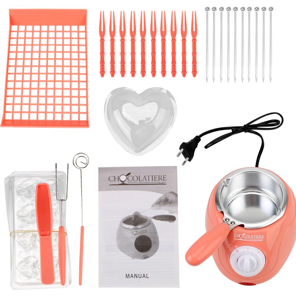 Kitchen Tool Heating Candy Wax Electric Chocolate Melting Pot with Mold DIY Scented Candle Soap Butter