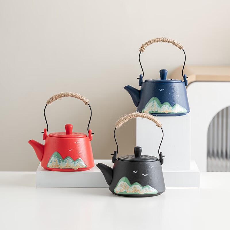 Oriental Hand-painted Ceramic Tea Set