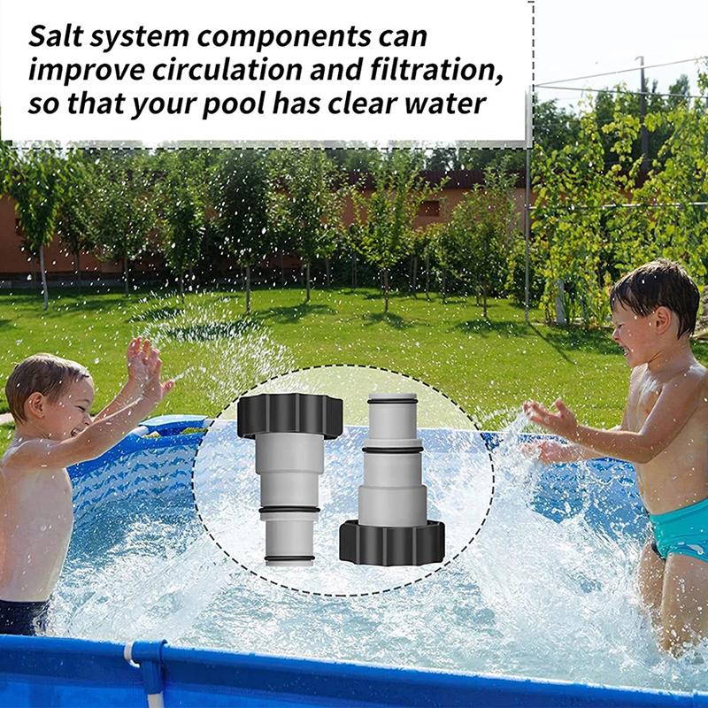 Переходник для шланга для бассейна с резьбовым соединением с воротником, запасные части для насосов