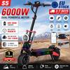 ЕС 2026 S5-11 6000 Вт 60 В 38 Ач Макс. скорость 95 км/ч Масляный тормоз 11-дюймовый Электросамокат Дальность 100 км NFC Ключ Подключаемое приложение
