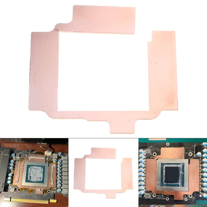 GPU M Copper Heat Sink For Diator Memory Miner 3080ti 3090 3090ti GPU 15-40 Degree Thermal Pad