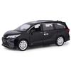 1/24 Toyota Sienna Сплав MPV Модель автомобиля Литой металл Транспортные средства Модель автомобиля Звук и свет Высокая симуляция Игрушка Подарок Коллекция