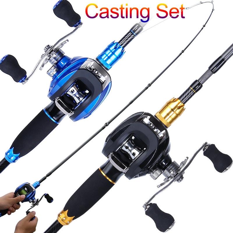 Комбинированные удочки и катушки, 4 секции, комбинированная катушка для удочки, комплект для морской и пресной воды, комплект удочек