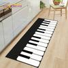 Коврик с 3D-печатью серии Piano Keyboard, большой коврик, ковры для гостиной, спальни, коврики для кухни, коврики, нескользящие