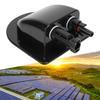 Солнечный кабельный ввод Weatherproof ABS, двойной солнечный кабельный ввод для кровельных панелей на автодоме, лодке, кемпинговом автомобиле