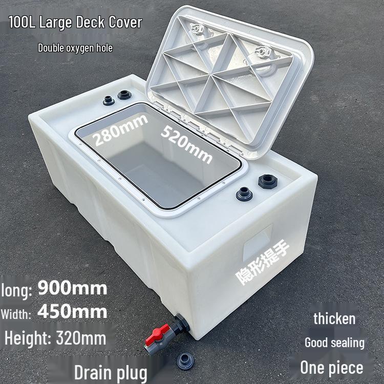 Vehicle-Mounted Food-Grade Water Tank for Live Fish Transport