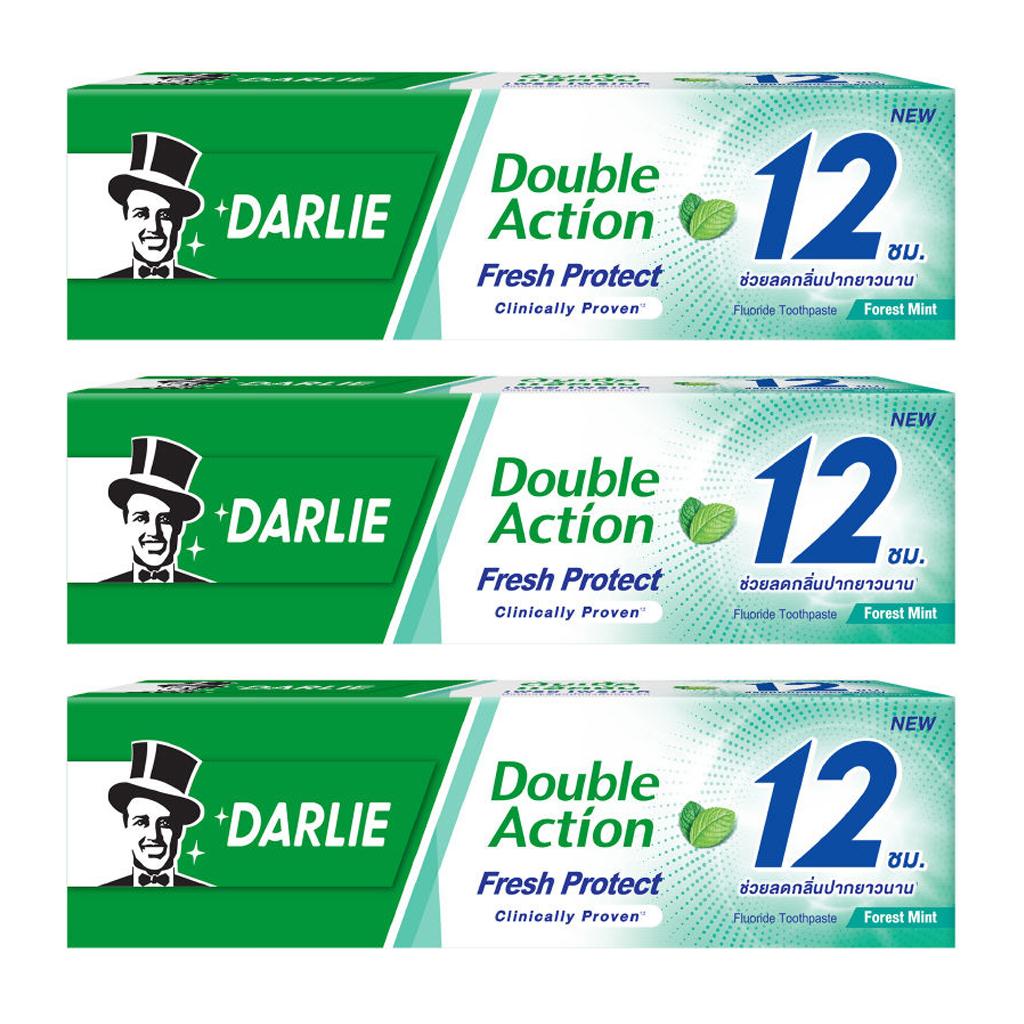 Darlie Double Action Fresh Protect, клинически проверенная зубная паста с фтором, лесная мята, 110 г.