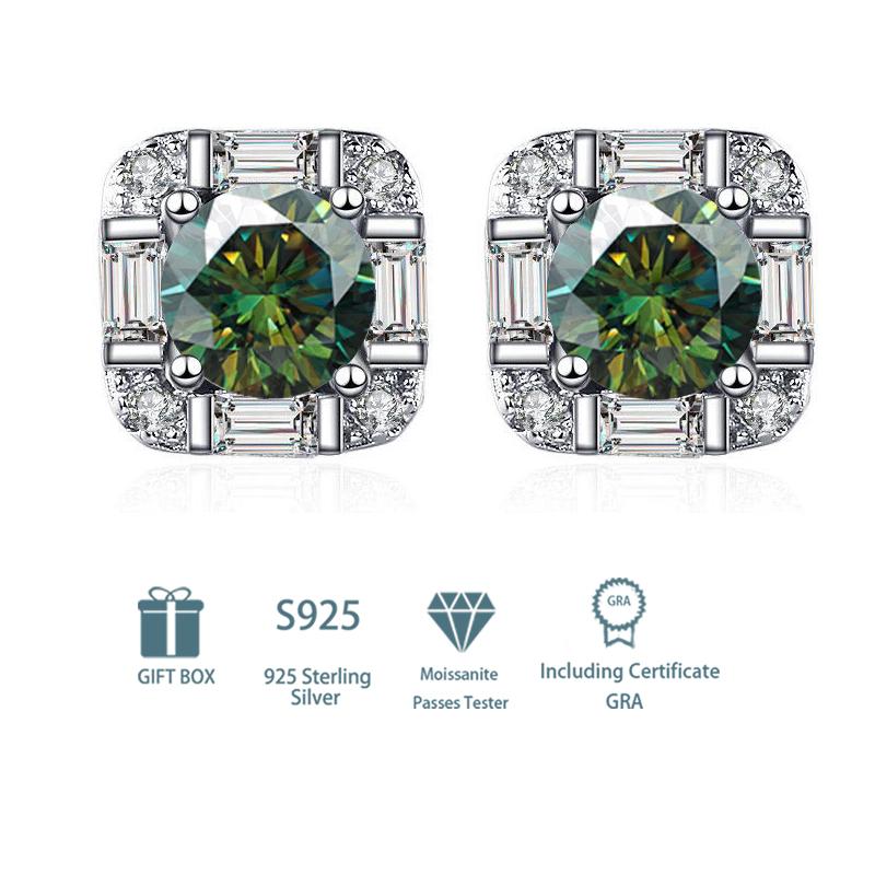 Танциз стерлингового серебра 925 пробы муассанит серьги серьги-капли для женщин подарки на свадьбу