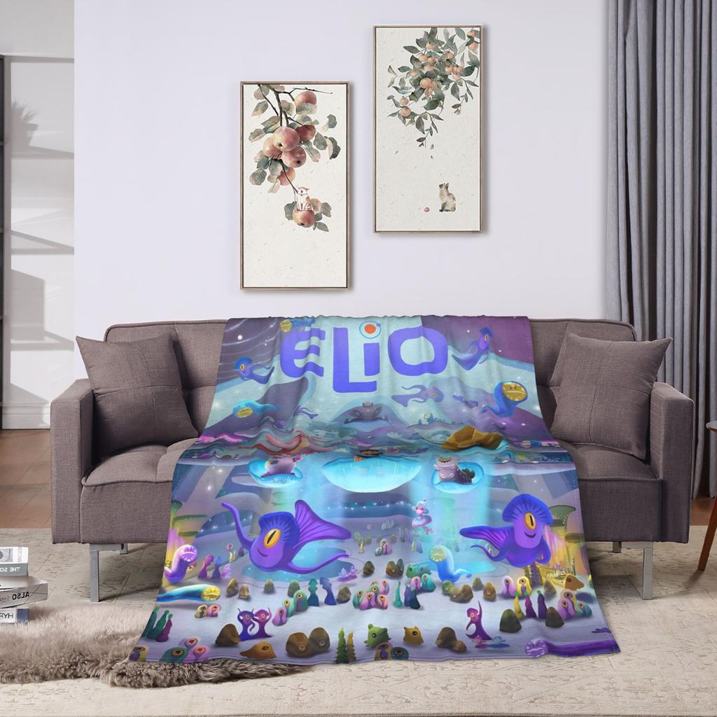 Elio Ooooo & Glordon Blanket Quality Super Warm Throw Blanket Winter Decorative Couch Chair Sofa Bed Print Bedspread