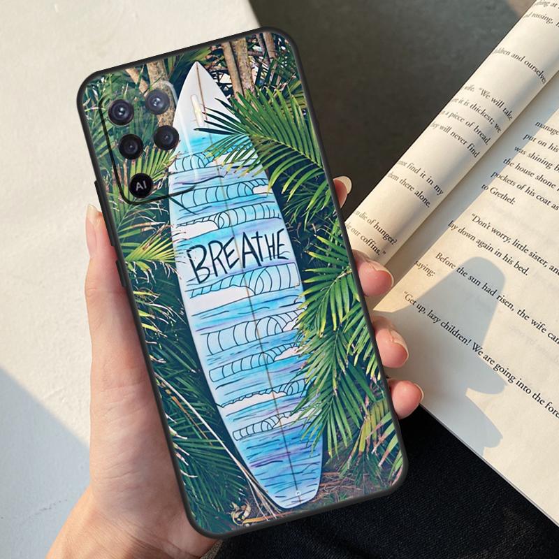 Чехол для телефона Surf Surfboard для Oppo A80 A60 A40 A78 A38 A18 A98 A58 A96 A76 A16 A94 A74 A54 A15 A17 A57 A77 A5 Pro