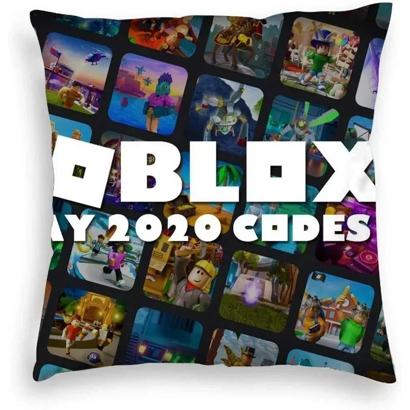 Игровой Roblox Для Roblox Мультяшный Принт Периферийная Наволочка Чехол для Подушки Домашний Декор Подарок на День Рождения Наволочка