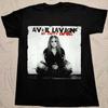 Распродажа Avril Lavigne My Happy Ending Хлопок Черный S 4XL Футболка