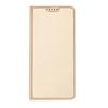 Dux Ducis Skin Pro Flip Cover for Samsung Galaxy S23+ - Card Wallet & Stand, Gold