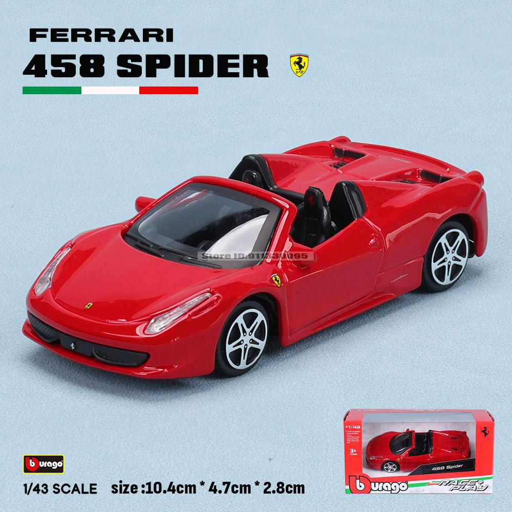 Ббураго 1:43 Несколько стилей Ferrari Purosangue sp2 488GTB 250GTO SF90 ROMA сплав роскошный автомобиль литая модель автомобиля игрушка подарок