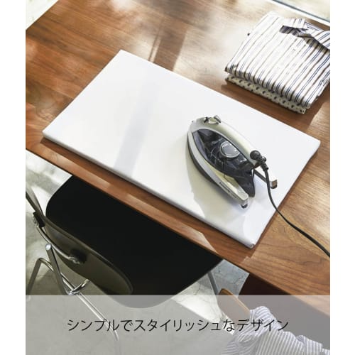 Yamazaki Tower 1227 Flat Ironing Board, White, Approx. 60x36x2cm