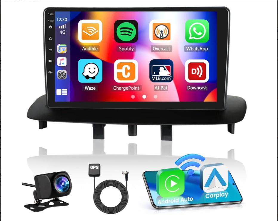 9-дюймовая автомобильная стереомагнитола с радио, Car-play, GPS-навигацией, совместимая с CRV 2006-2011, Android 14