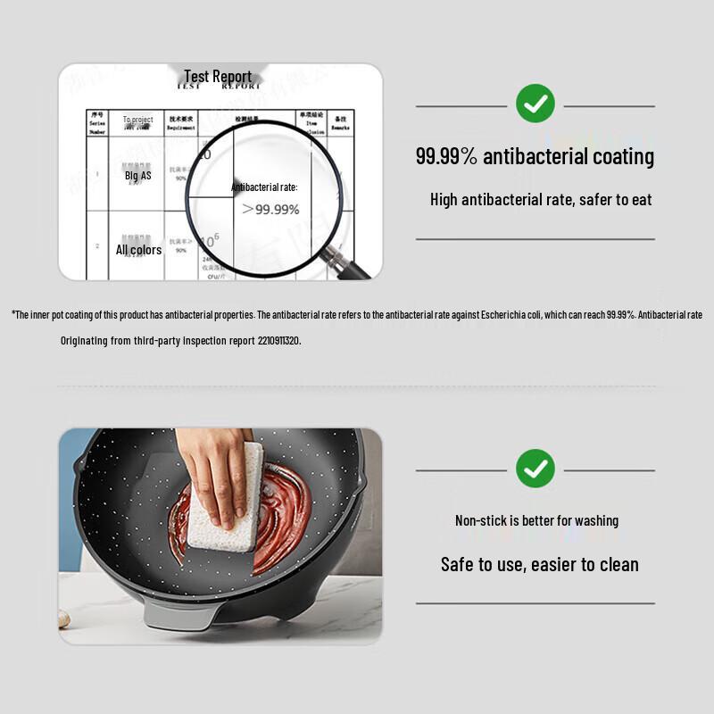 Joyoung Stir-fry King Multifunction Electric Wok CN plug (adapter included)