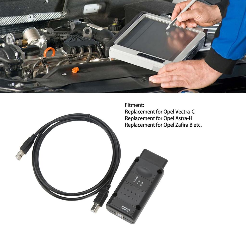 Диагностический интерфейс CAN BUS для OPCOM OBD2, автомобильный сканер, считыватель кодов PIC18F458, замена чипа для Opel