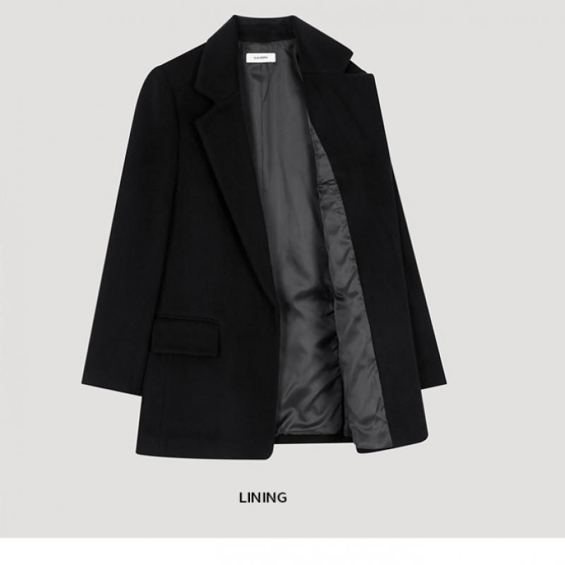  She S miSS  Wool Back Slit Tailored Jacket Swwjko41040