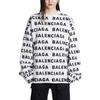 Balenciaga Вязаный джемпер с жаккардовым узором по всей поверхности и логотипом 761596T16733377