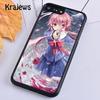 Чехол Krajews Mirai Nikki «Дневник будущего» для телефона iPhone 14 5 SE 6s 7 8 plus X XR XS 11 12 13 pro max Samsung S21 S22 ultra