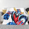 UFO Robot Goldorak Grendizer Аниме Механический Воин Пледы Фланелевый Плед Плюшевый для Кровати Гостиной Путешествий Дома Дивана
