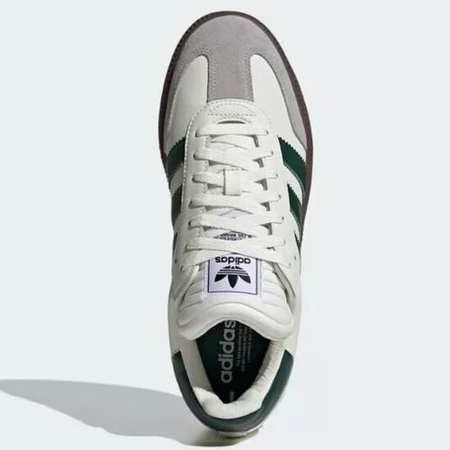adidas Оригинальные Samba XLG Слоновая кость Коллегиальный зеленый IE3911 Мужской размер