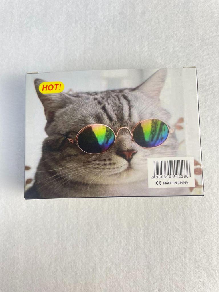 Очки для зрения: Маленькие солнцезащитные очки для кошек и собак, аксессуары для питомцев, реквизит для фото