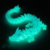 Mystery Dragon With Egg, 3D Printed Dragon With Egg, Full Articulated Flexible Dragon With Eggs, 3D Printed Gift Toy