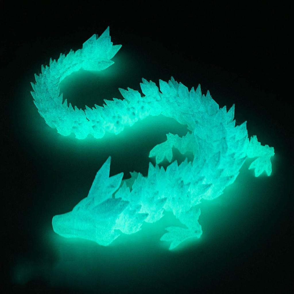 Mystery Dragon With Egg, 3D Printed Dragon With Egg, Full Articulated Flexible Dragon With Eggs, 3D Printed Gift Toy