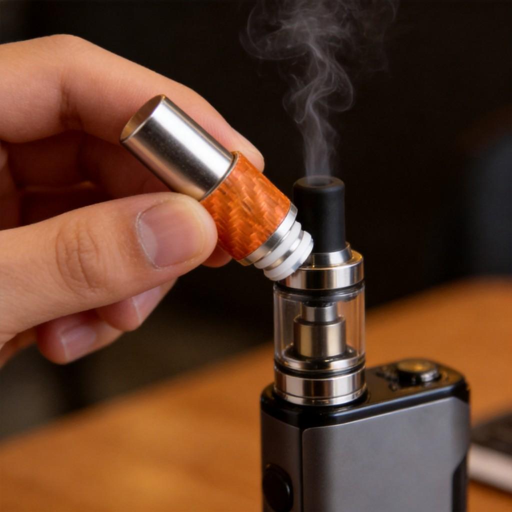 Driptip 510 Vaporizer Connection Stainless Steel Carbide Tip For Ecigarette Devices
