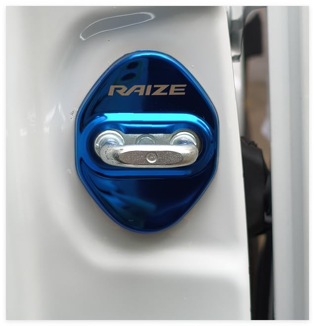 ОКЕЙОХИНН Накладка на скобу замка двери Toyota Rise Хромированные аксессуары Детали интерьера Зеркальная нержавеющая сталь 4 шт. Легко установить Новый RAIZE Ноябрь