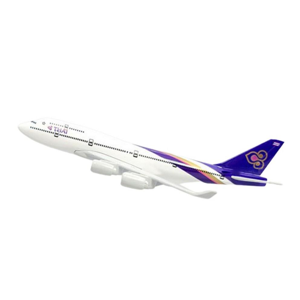 Редкая модель самолета Boeing 747 авиакомпании Thai Airways от Corporation, литая из сплава, 16 см