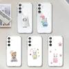 Милый Прозрачный Чехол Для Телефона S-Sylvanian Families С Защитой От Отпечатков Пальцев Для Samsung Galaxy A52,A12,A51,S24,S23,S22ULTRA,S21 Edge,S20LI