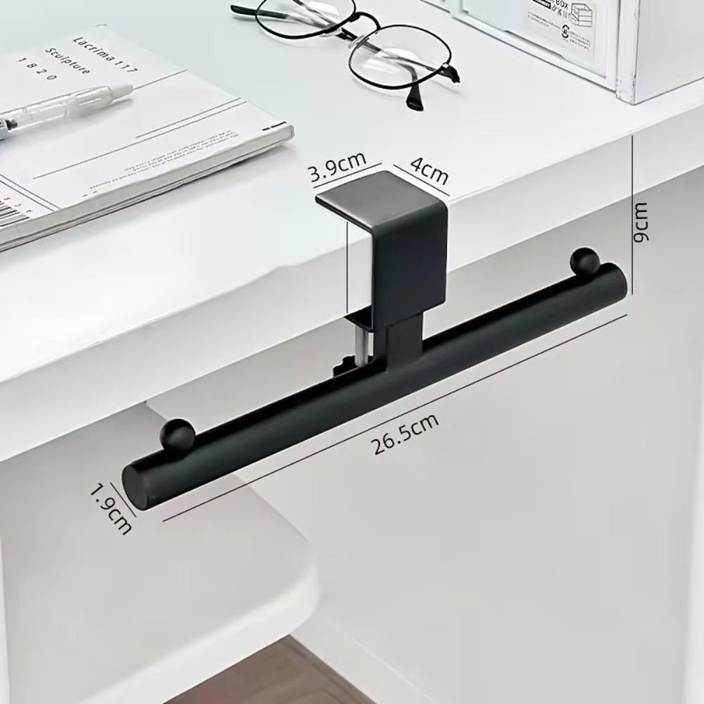 Carbon Steel Backpack Holder Rounded Corner Multipurpose Hook New Desk Hook Office Supplies