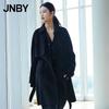 JNBY 22 Зимнее пальто с лацканами из кашемира