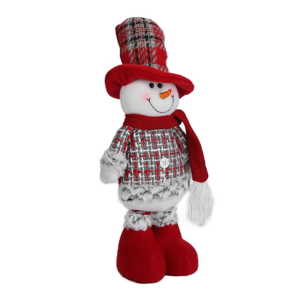 Retractable Christmas Innovative Doll Toy Home Decoration for Christmas BirthdaySnowman