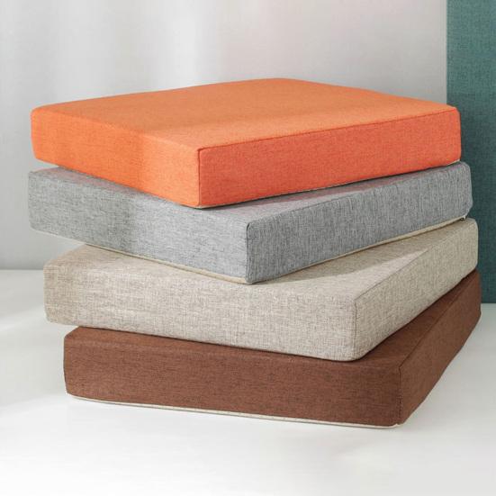 Водонепроницаемая подушка для сиденья с противоскользящей резиновой спинкой, застежкой-молнией, дизайном, высотой, комфортом, поддержкой, разноцветным ковриком для стула, патио, гостиной, кухни