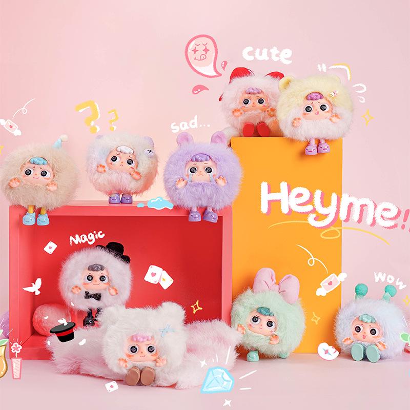 Three Little Hairs (Samuel) Mini Plush Animal Doll Blind Box - Cute, Creative, Funny Ornament