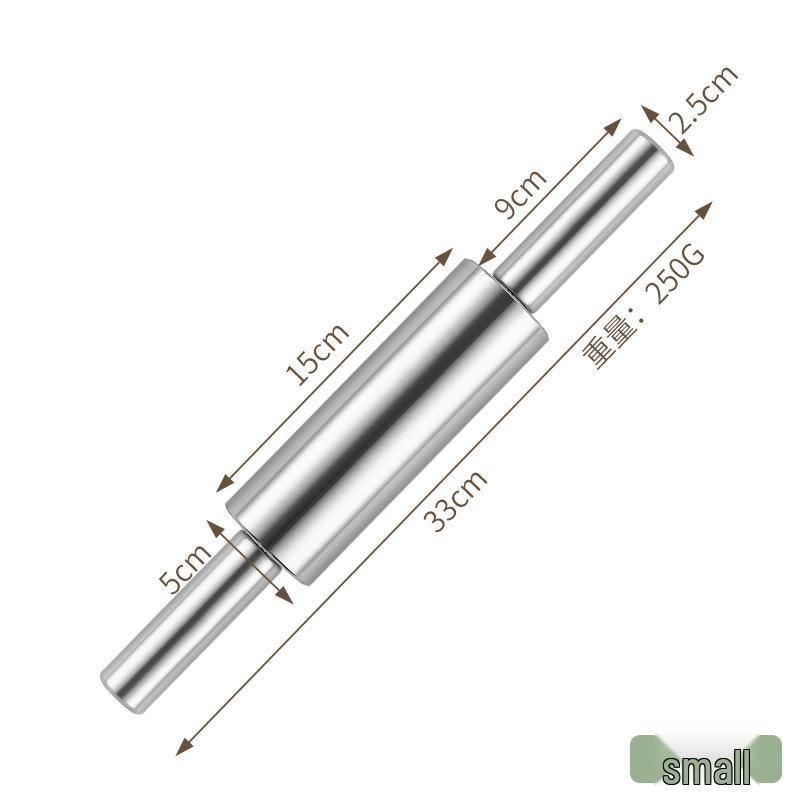 Бесшовная скалка из нержавеющей стали для теста, пельменей и лапши