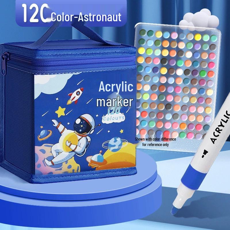 Акриловый маркер - Смываемый, Не растекающийся, Быстросохнущий, Наслаиваемый, Водостойкий маркер для искусства и школы.