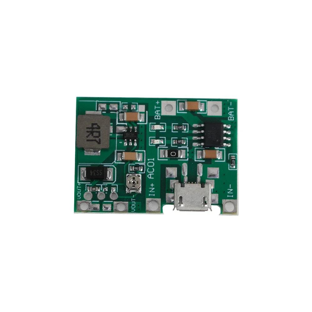 3.7В до 9В 5В Зарядное Устройство Разрядная Плата Тип-C Micro DC-DC Повышающий Модуль 18650 Литиевая Батарея Зарядка Повышающий Модуль