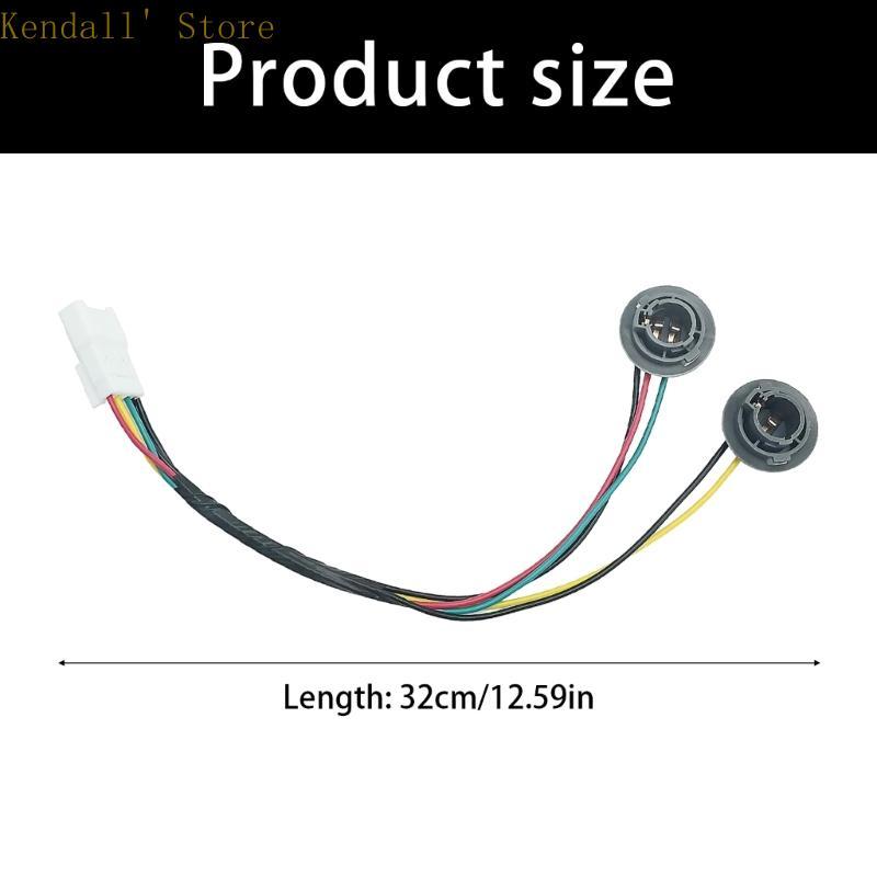 3XUB 92440-1M200 Replacement Taillight Socket Wiring for 2009-2013 Auto Part