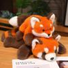 Red Panda Plush Fox Doll - Cute Raccoon Toy for Children, Girls, Birthday Gifts